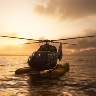 Luxury helicopter wallpaper