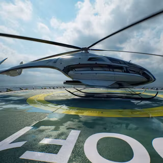 Luxury helicopter wallpaper
