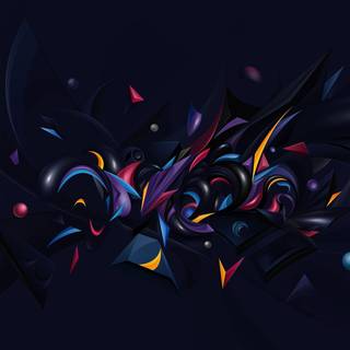 Abstract drawing wallpaper