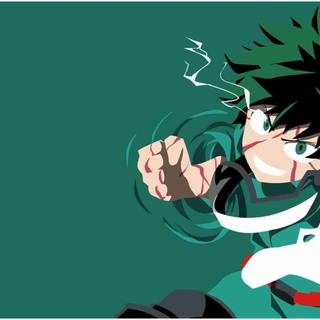 Sonic and Deku wallpaper