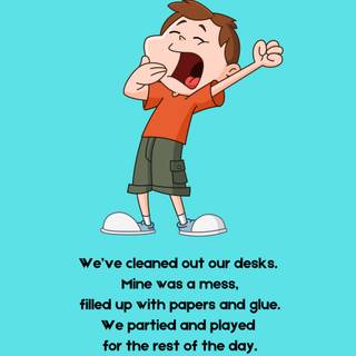 Last day of school poster wallpaper