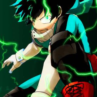 Sonic and Deku wallpaper