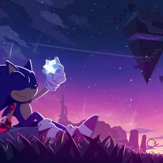 Sonic and Deku wallpaper