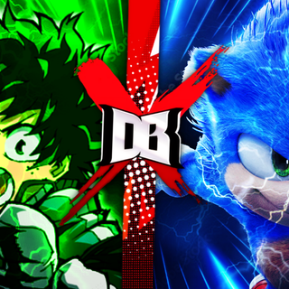Sonic and Deku wallpaper