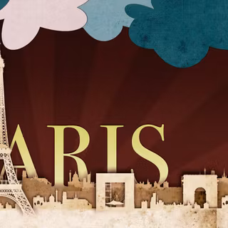 Paris cartoon wallpaper