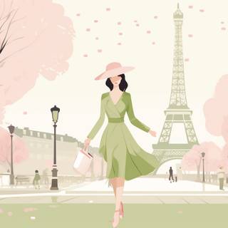 Paris cartoon wallpaper