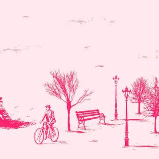 Paris cartoon wallpaper