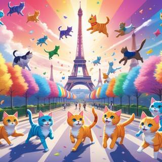 Paris cartoon wallpaper