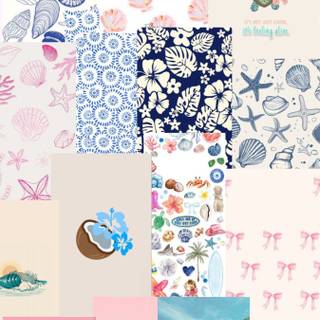 Summer collage kids wallpaper