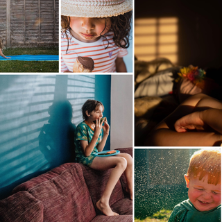 Summer collage kids wallpaper