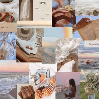 Macbook summer collages wallpaper