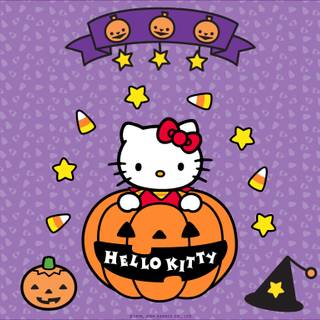Halloween Sanrio desktop wallpaper