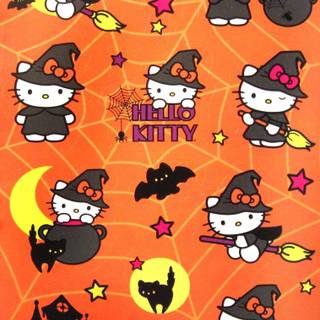 iPhone Hello Kitty Halloween wallpaper