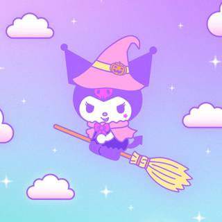 Halloween Sanrio desktop wallpaper