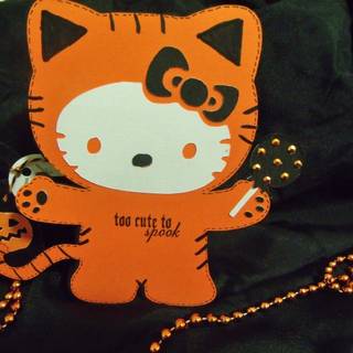 Halloween Hello Kitty computer wallpaper