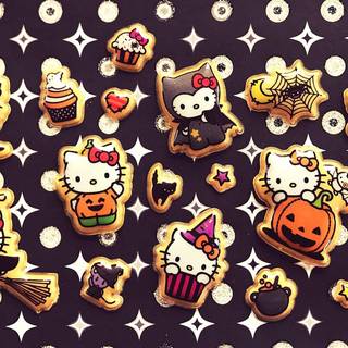 Halloween Hello Kitty computer wallpaper