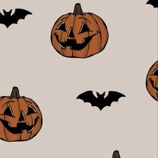 Vintage Halloween phone wallpaper