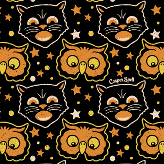 Vintage Halloween phone wallpaper