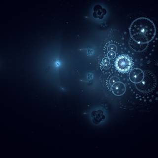 4k blue minimal wallpaper