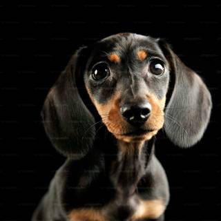 Dark dog 4k wallpaper