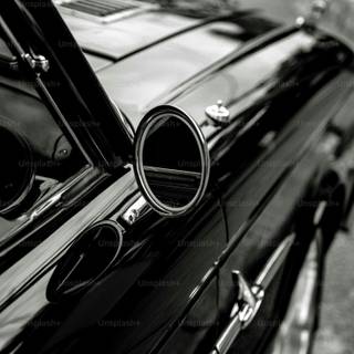 Black and white cars 4k wallpaper