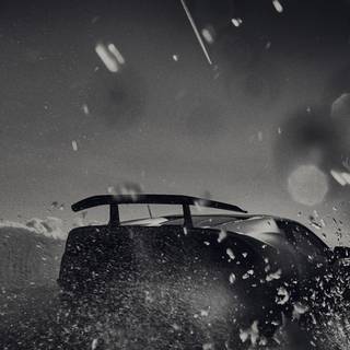 Black and white cars 4k wallpaper