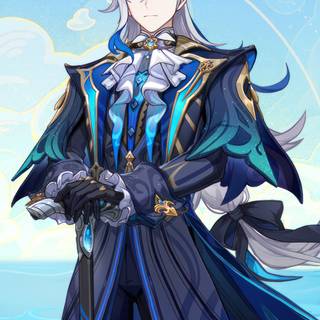 Neuvillette 4k wallpaper