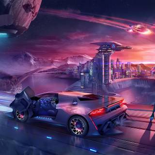 4k futuristic cars wallpaper