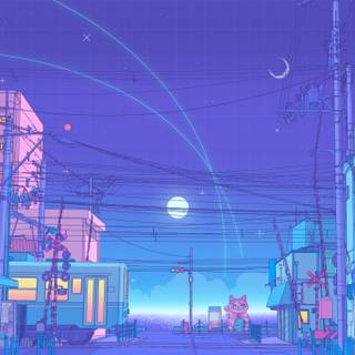 Dark lofi 4k wallpaper