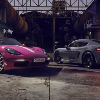 Porsche 718 phone wallpaper