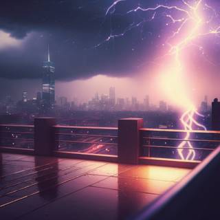 4k anime storm wallpaper