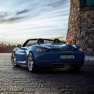 Porsche 718 phone wallpaper