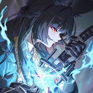 4k anime storm wallpaper