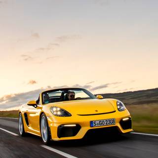 Porsche 718 phone wallpaper