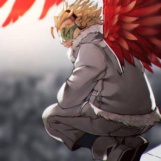 Hawks MHA iPhone wallpaper