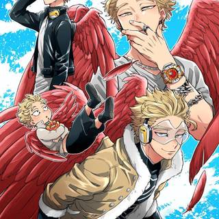 Hawks MHA iPhone wallpaper