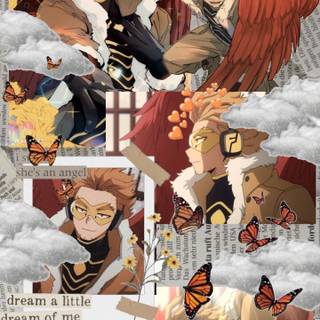 Hawks MHA iPhone wallpaper