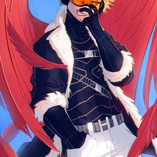 Hawks MHA iPhone wallpaper