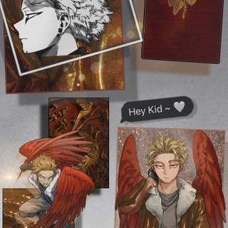 Hawks MHA iPhone wallpaper