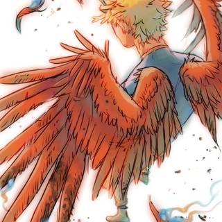 Hawks MHA iPhone wallpaper