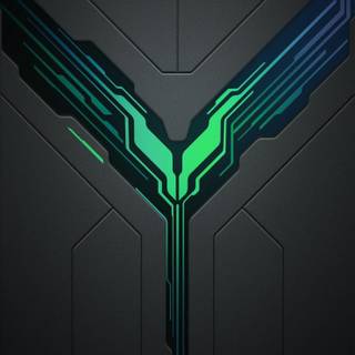 Green gaming phone wallpaper