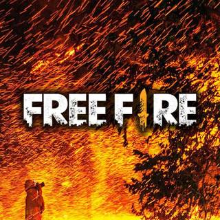 Free Fire logo phone wallpaper