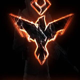 Free Fire logo phone wallpaper