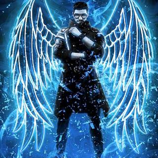 Free Fire logo phone wallpaper