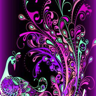 Peacock iPhone wallpaper