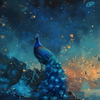 Peacock iPhone wallpaper