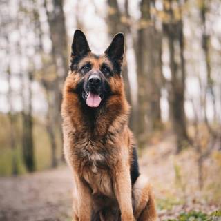 German Shepherd phone wallpaper