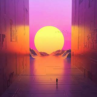 Anime scenary iPhone wallpaper