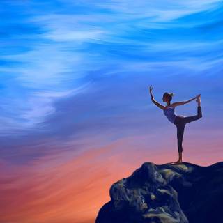 Yoga iPhone wallpaper