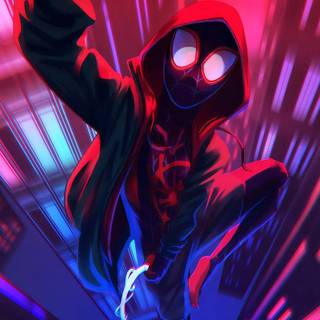 Miles Morales iPhone X wallpaper